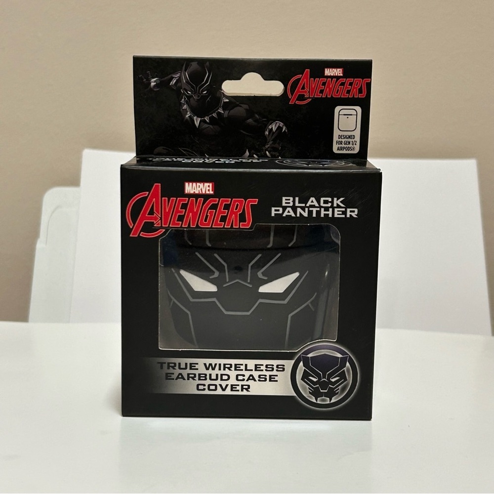 Marvel Avengers Black Panther True Wireless Earbud Case Cover - NIB